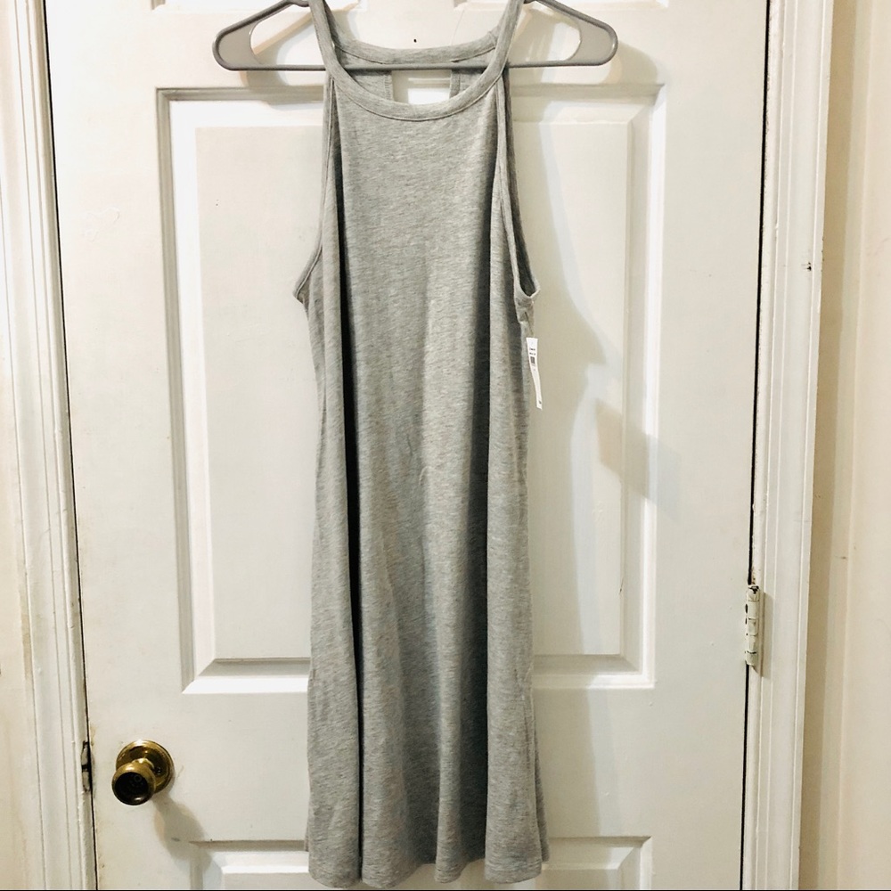 Gap Heather Gray CottonBlend Tank Dress